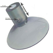 Ventosas Industriais 30 mm Corpo Longo Joelis