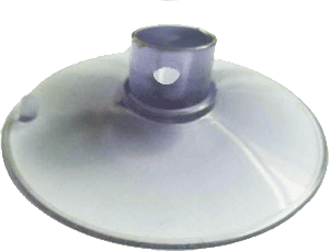 Ventosa 70 mm cabeça chata furo 5mm 
