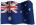 Bandeira em homenagem a Australia