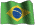 Bandeira em homenagem ao Brazil